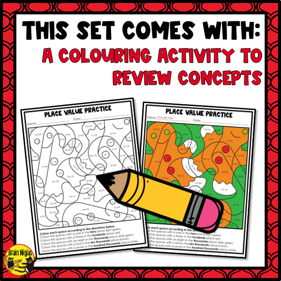 Christmas Math Worksheets | Numbers to 10 000 | Paper