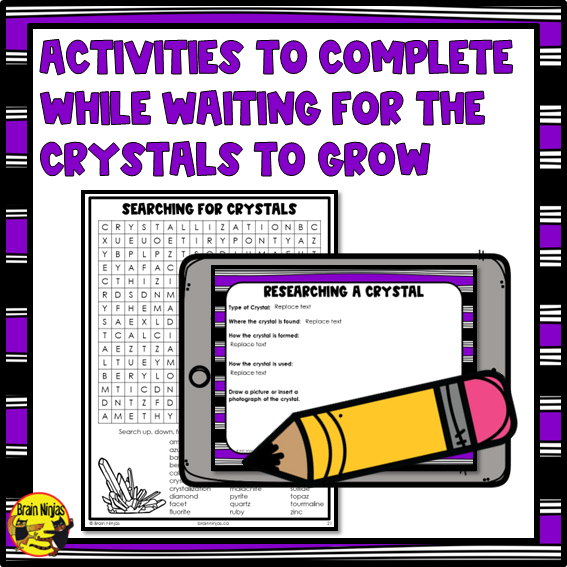 Crystals and Chemistry Lessons and Activities | Paper and Digital