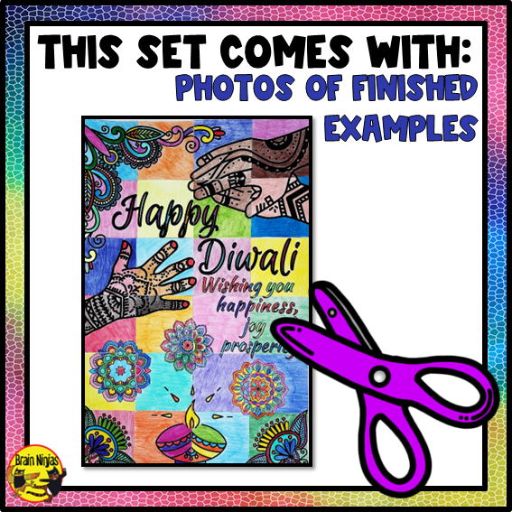Diwali Festival of Lights Collaborative Poster | Paper