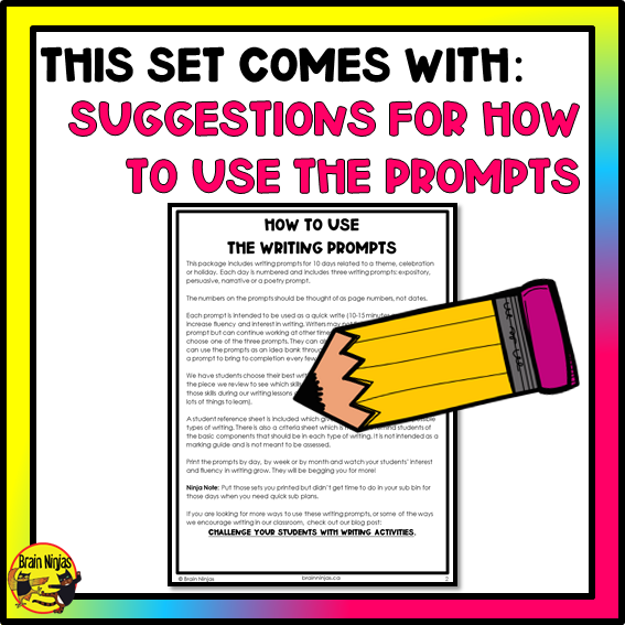 Diwali Writing Prompts | Paper and Digital