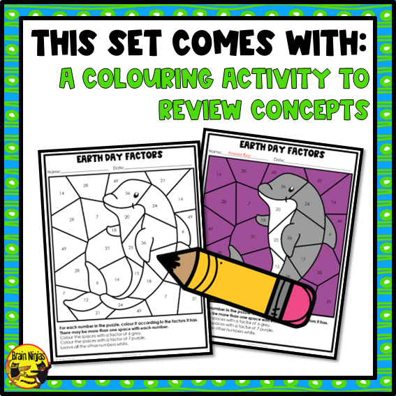 Earth Day Math Worksheets | Numbers to 10 000 | Paper