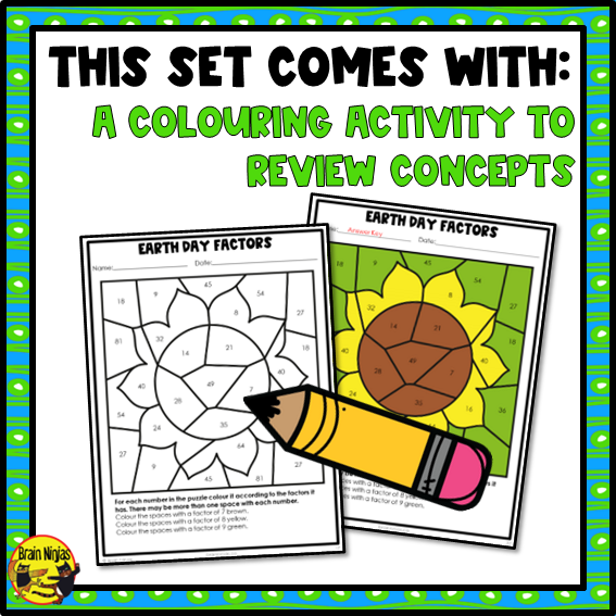 Earth Day Math Worksheets | Numbers to 1 000 000 | Paper