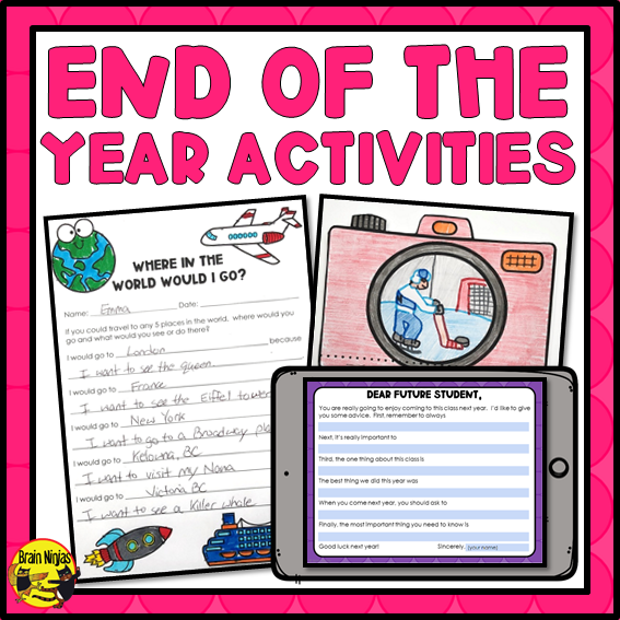 End Of Year Activity Set | Paper and Digital