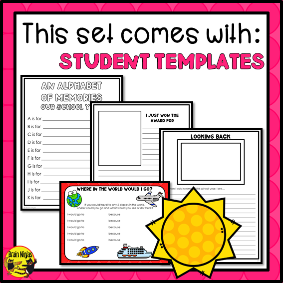 End Of Year Activity Set | Paper and Digital