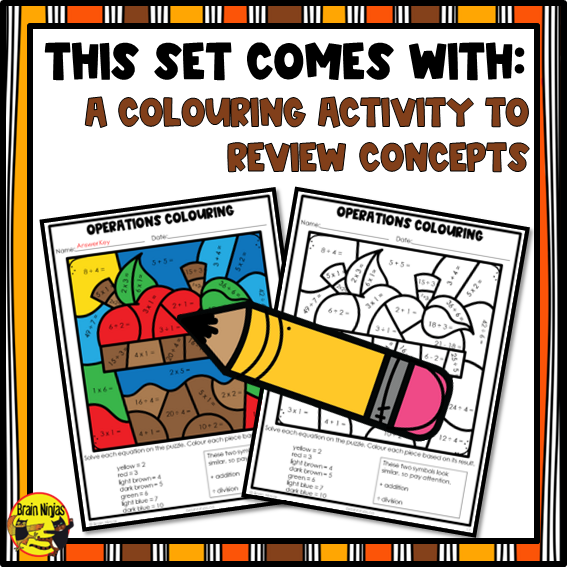 Fall Math Worksheets | Numbers to 10 000 | Paper | Grade 4