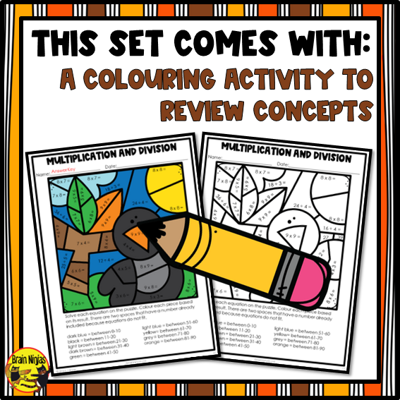 Fall Math Worksheets | Numbers to 1 000 000 | Paper | Grade 5