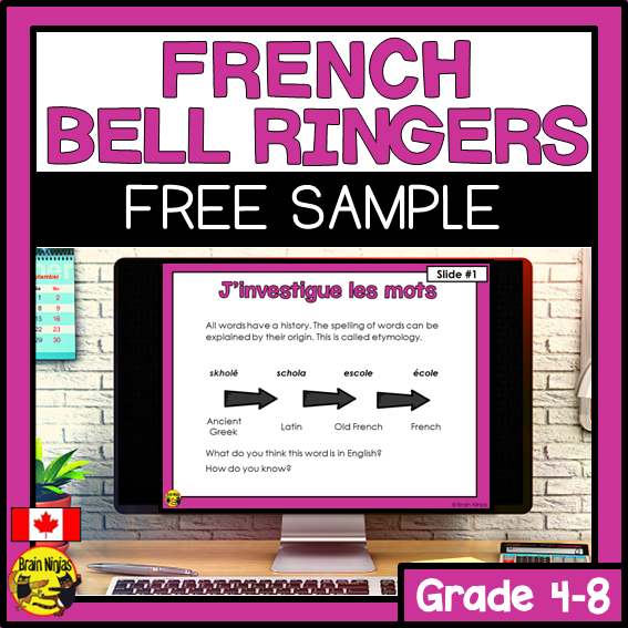 Free French Class Bell Ringers | Digital