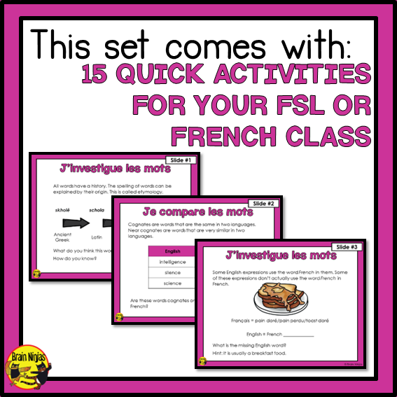 Free French Class Bell Ringers | Digital