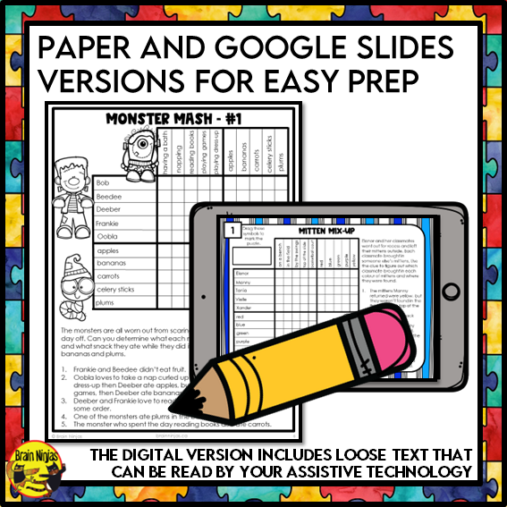 Logic Puzzles Bundle | Paper and Digital