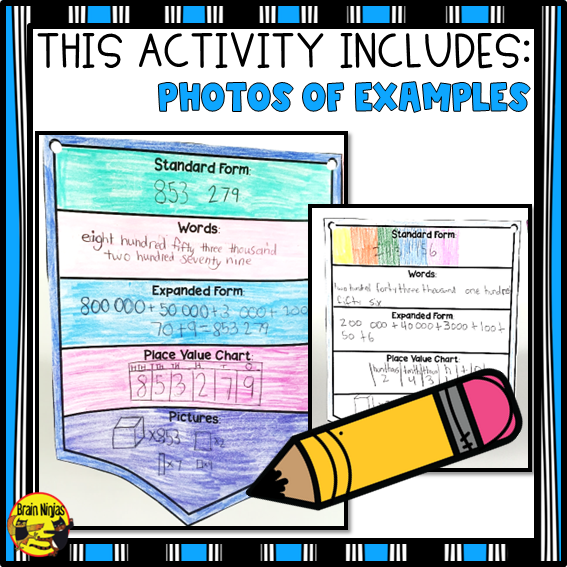 Free Number Sense and Place Value Activity | Paper | Grade 3 Grade 4 Grade 5 Grade 6