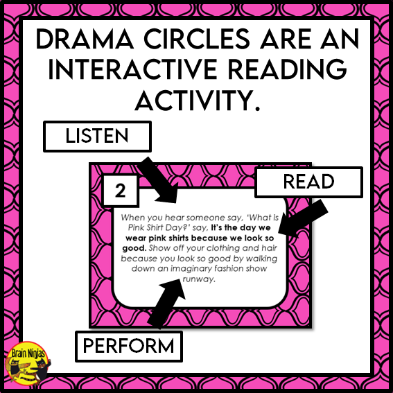 Pink Shirt Day Drama Circle | Paper