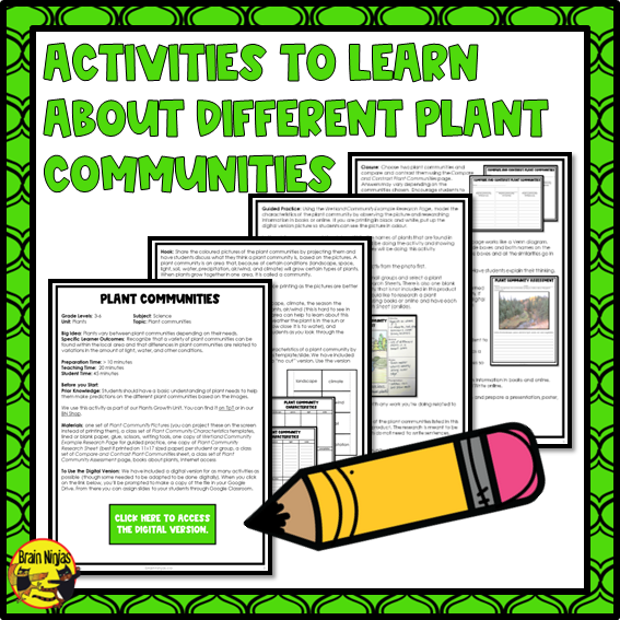 Plant Growth and Changes | Communities | Paper and Digital