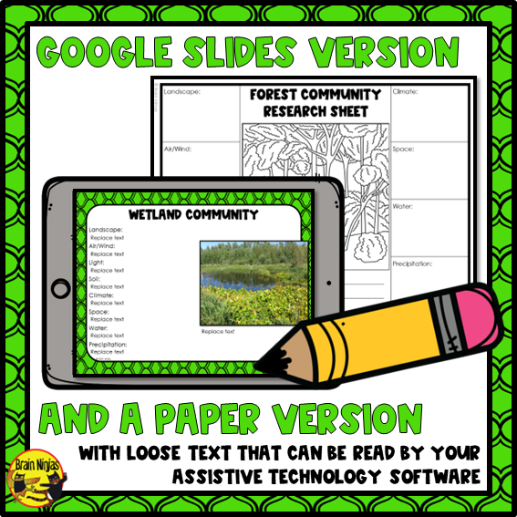 Plant Growth and Changes | Communities | Paper and Digital