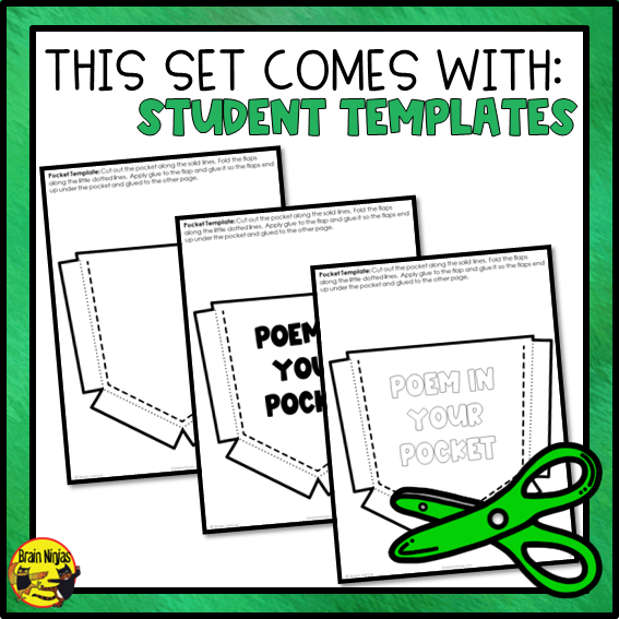 Poem In Your Pocket Poetry Activities | Paper