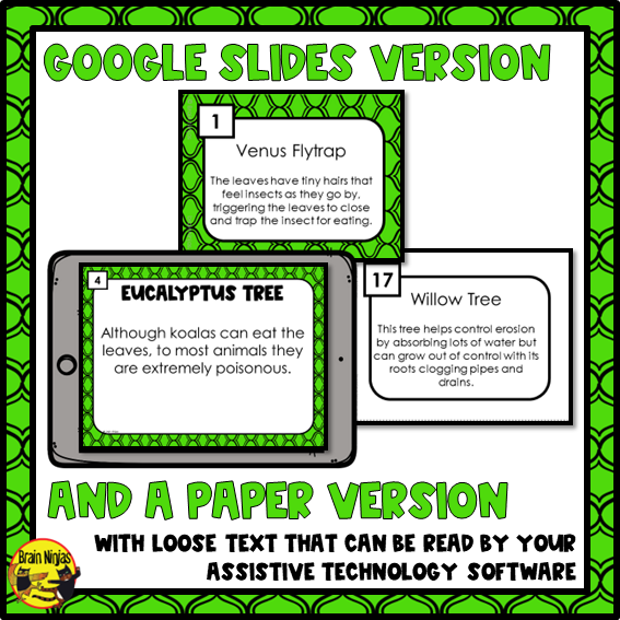 Plant Growth and Changes | Special Needs of Plants | Paper and Digital