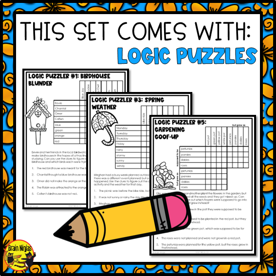 Spring Activities | Word Games | Puzzles | Writing Prompts | Paper and Digital