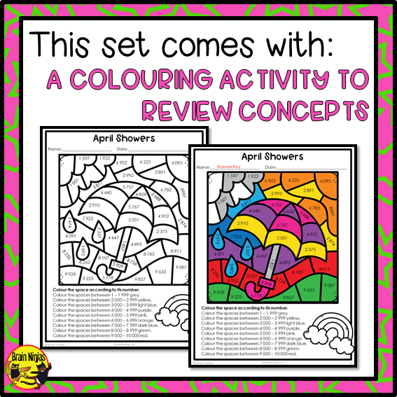 Spring Math Worksheets | Paper | Grade 4