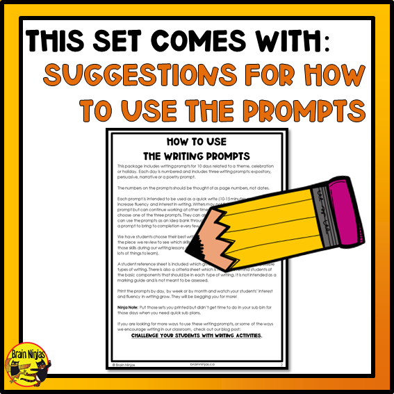 Thanksgiving Writing Prompts | Paper and Digital