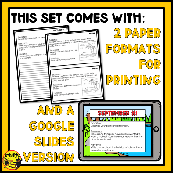 Free Daily Writing Prompts | Monthly Sample | Paper and Digital