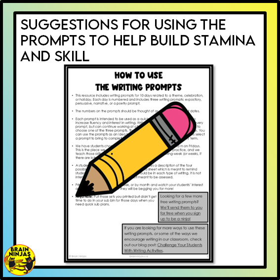 End of the Year Writing Prompts | Paper and Digital