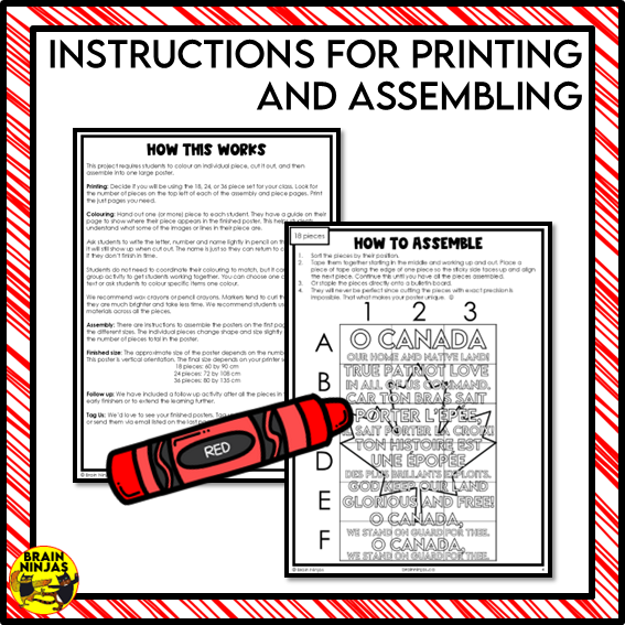 O Canada Collaborative Poster in English and French Version | Paper