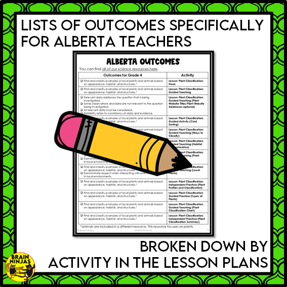 Plant Classification Lesson and Activities | Paper and Digital