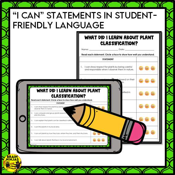 Plant Classification Lesson and Activities | Paper and Digital