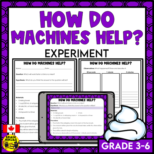 Free Simple Machines Experiment | Paper and Digital