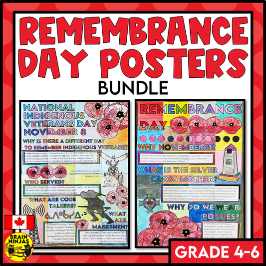 Remembrance Day Collaborative Poster Bundle | Paper