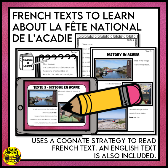 La Fête national de l'Acadie French Canadian Celebrations | Paper and Digital