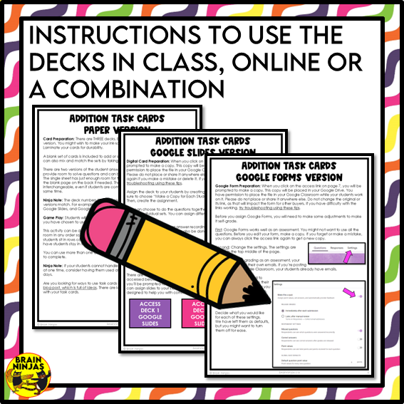 Addition to 100 000 With Regrouping Math Task Cards | Paper and Digital