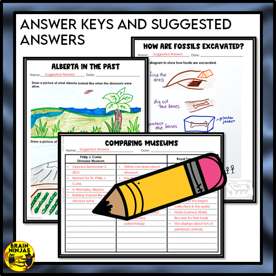 Alberta's Dinosaurs Lessons and Activities | Paper and Digital
