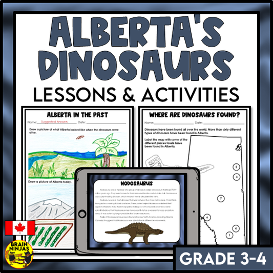 Alberta's Dinosaurs Lessons and Activities | Paper and Digital