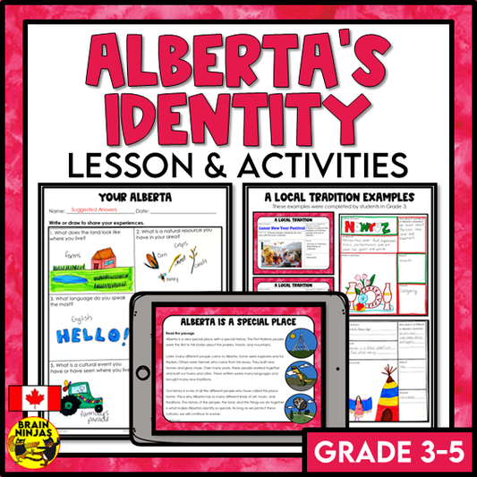 Alberta's Diversity and Identity Grade 3 Social Studies | Paper and Digital