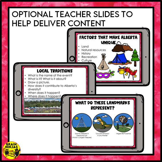 Alberta's Diversity and Identity Grade 3 Social Studies | Paper and Digital