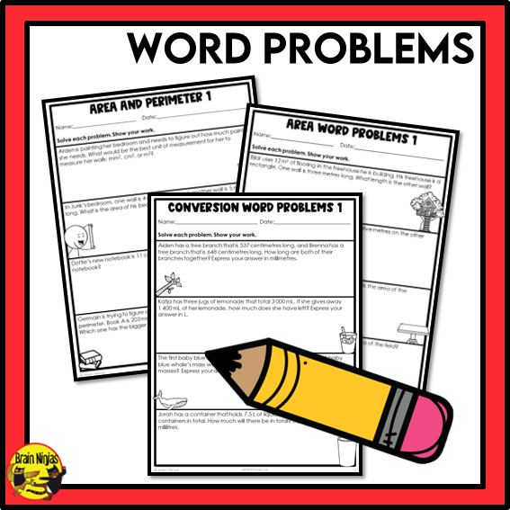 Alberta Math Curriculum Measurement Worksheets Bundle Paper Grade