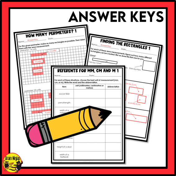 Alberta Math Curriculum Measurement Worksheets Bundle | Paper | Grade ...