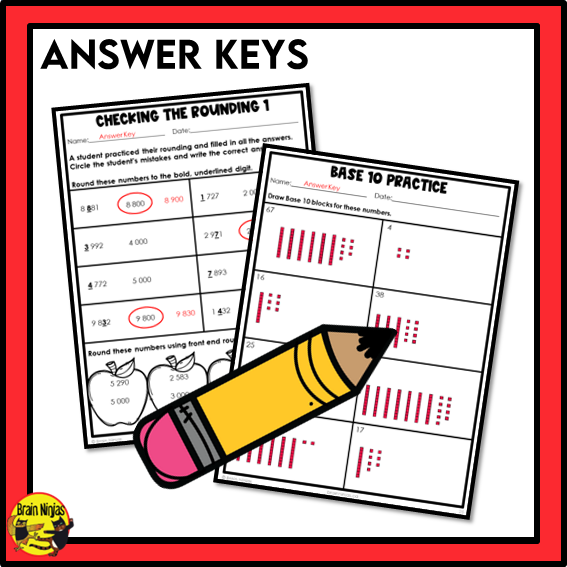 Alberta Math Curriculum Worksheets Full Year Bundle Paper Grade 3