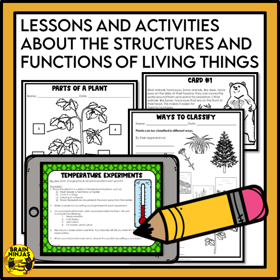 Alberta Science Living Systems Unit Grade 4 Bundle | Paper and Digital