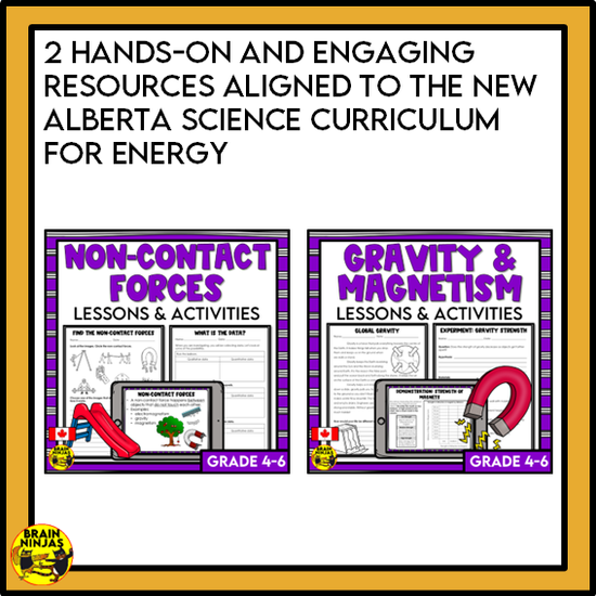 Alberta Science Grade 4 Full Year Lessons and Activities Bundle | Pape ...