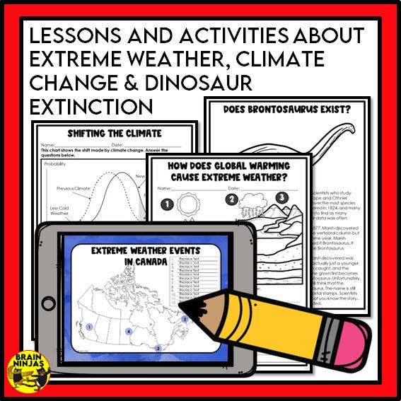 Alberta Science Grade 6 Full Year Lessons and Activities Bundle | Paper and Digital