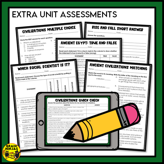 Grade 5 Alberta Social Studies Time and Place Unit | Paper and Digital