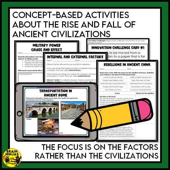 Grade 5 Alberta Social Studies Time and Place Unit | Paper and Digital