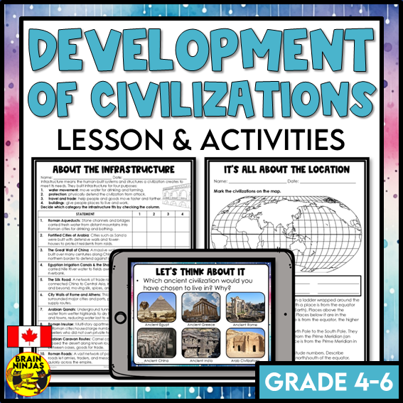 Development of Ancient Civilizations | Paper and Digital