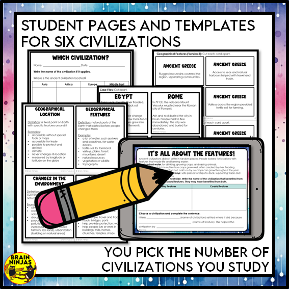 Development of Ancient Civilizations | Paper and Digital
