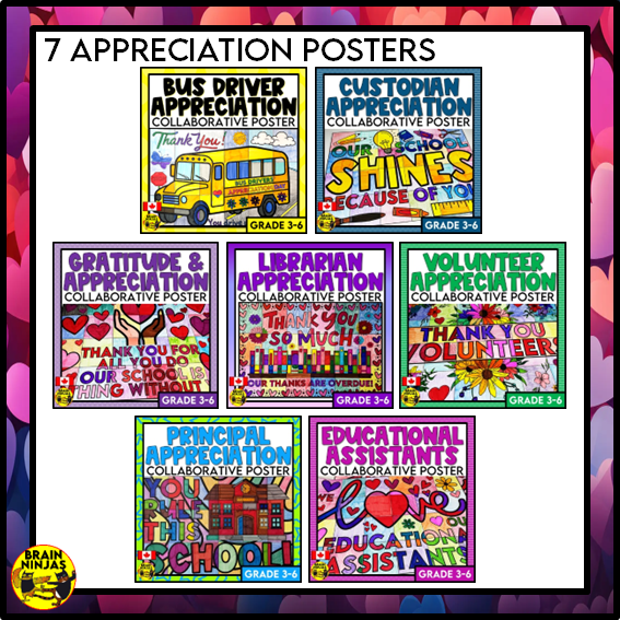 Appreciation Collaborative Poster Bundle | Paper