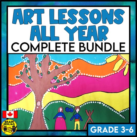 Art Lessons Full Year Bundle | Paper