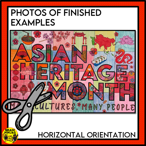 Asian Heritage Month Collaborative Poster | Paper