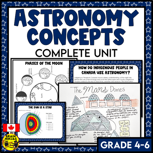 Astronomy Unit about Space and Sky Science | Paper and Digital