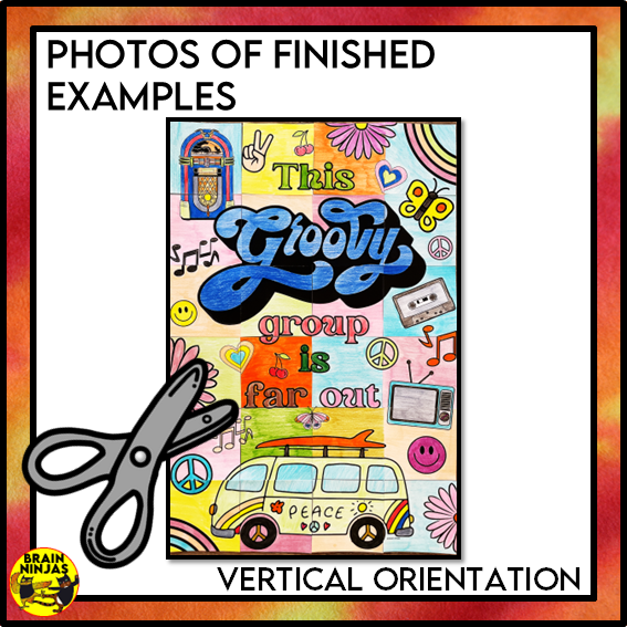 Groovy Back to School Collaborative Poster | Paper